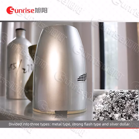 Pigmento de pasta de alumínio sem folhas de vendas quentes com superfície lisa para revestimentos de tintas de repintura automotiva, lote mestre, plásticos